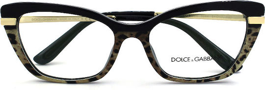 Dolce & Gabbana Eyeglass Frame Butterfly Brown Tortoise DG3325 3244