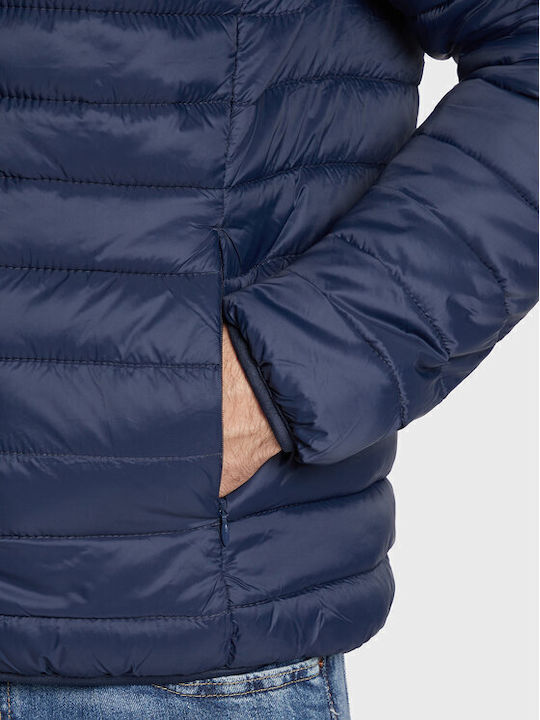 Χειμωνιάτικο Μπουφάν Puffer Navy Μπλε