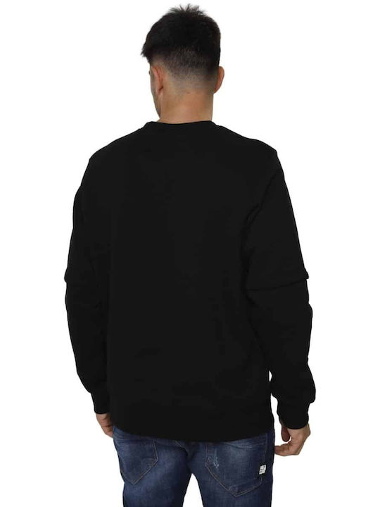 Herren Sweatshirt Jacke Schwarz