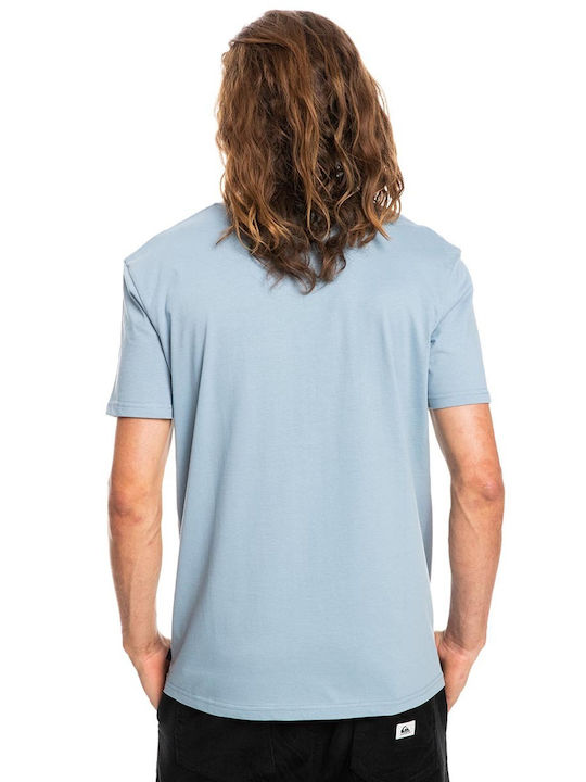 Quiksilver Herren T-Shirt Kurzarm Hellblau