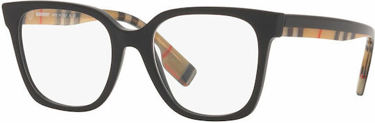 Burberry Evelyn Plastic Eyeglass Frame Black BE 2347 3942