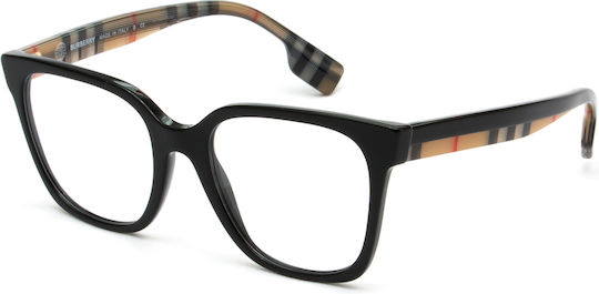 Burberry Evelyn Plastic Eyeglass Frame Black BE 2347 3942