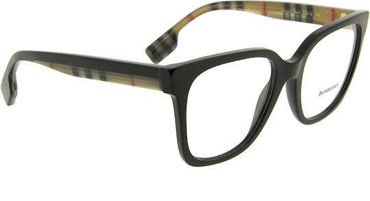 Burberry Evelyn Plastic Eyeglass Frame Black BE 2347 3942