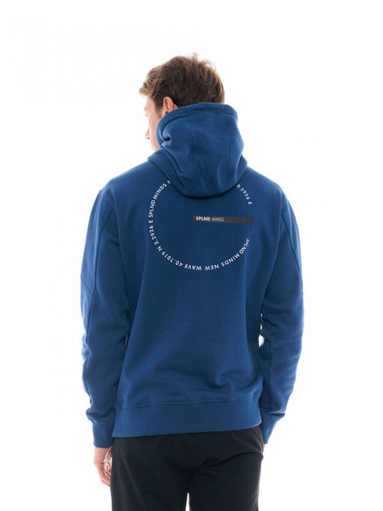 Splendid Men's Sweatshirt with Hood Blue