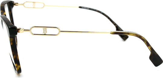 Burberry Plastic Eyeglass Frame Brown Tortoise BE2336 3002