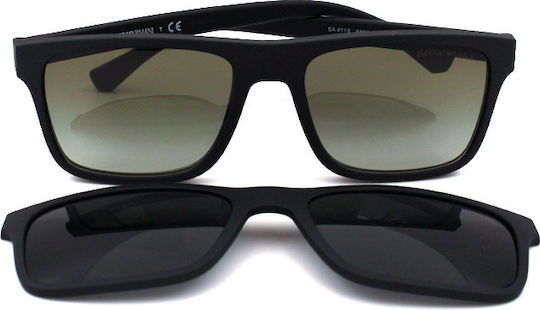 Emporio Armani Мъжки Пластмасов Рамка за Очила с Clip On Черен EA4115 58531W