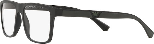 Emporio Armani Мъжки Пластмасов Рамка за Очила с Clip On Черен EA4115 58531W
