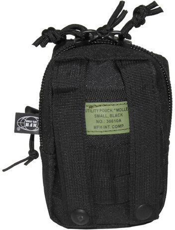 MFH Utility Pouch Stoffbeutel Jagd Schwarz