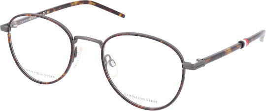 Tommy Hilfiger Метален Рамка за Очила Кафяв Слънчеви очила 102771R805-021