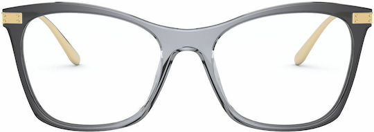 Dolce & Gabbana Logo Plaque Eyeglass Frame Butterfly Gray DG3331 3268