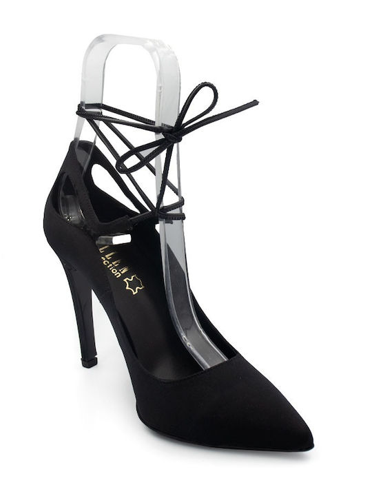 Ellen Pointed Toe Black Heels