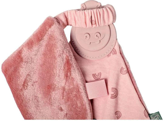 Cheeky Chompers Babytuch Trosttuch Rainbow Pink