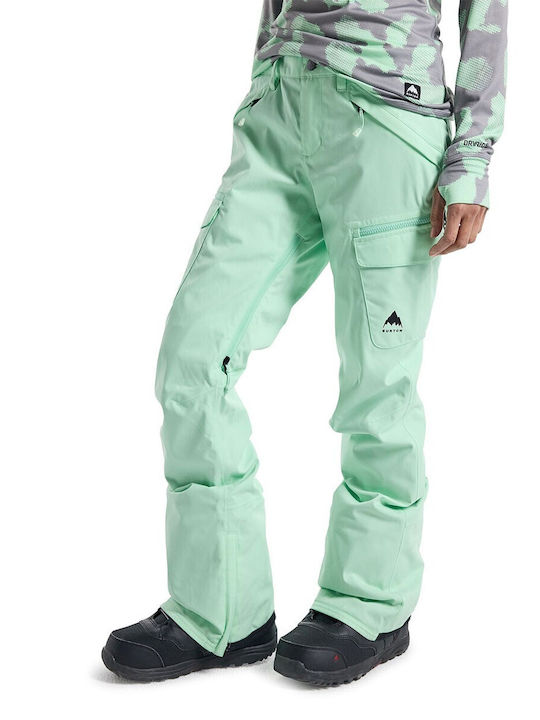 Burton Gloria Stretch 2l 10101109303 Pantaloni de schi și snowboard pentru femei Ski & Snowboard Verde