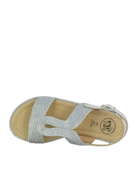 Kinder Sandalen Silber