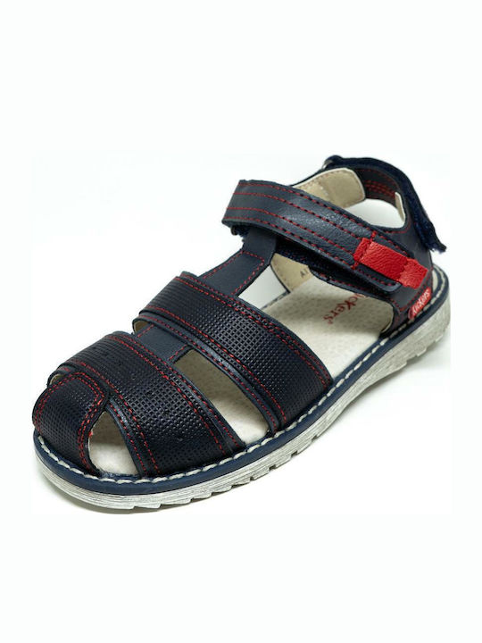 Sandale Tip Pantof Anatomici Albastru Marin