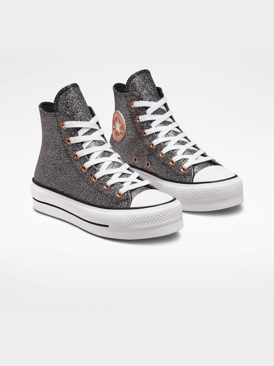 Chuck Taylor All Star Lift tip botine Negre