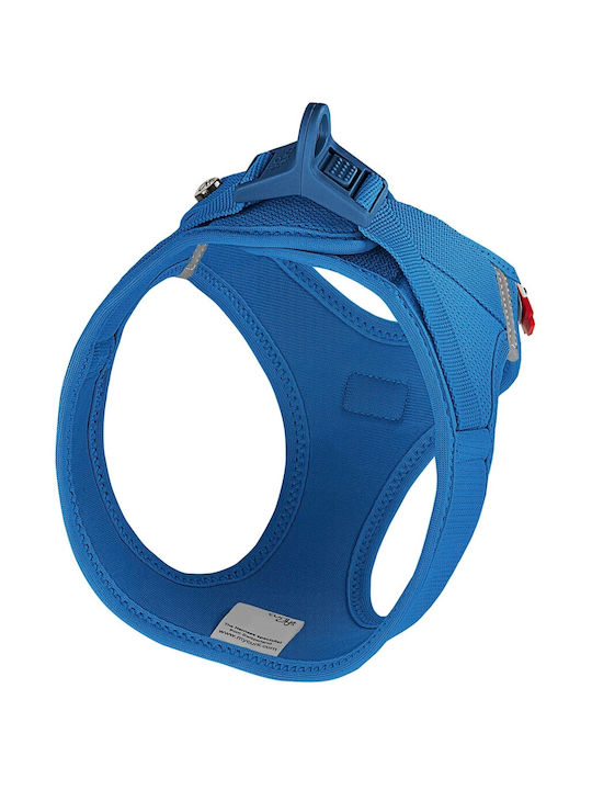 Curli Dog Harness Vest Clasp Air-Mesh Blue Medium 43-49cm PN2875