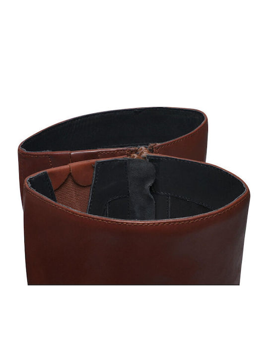 Leather Riding Boots with Laces Felicity Brown