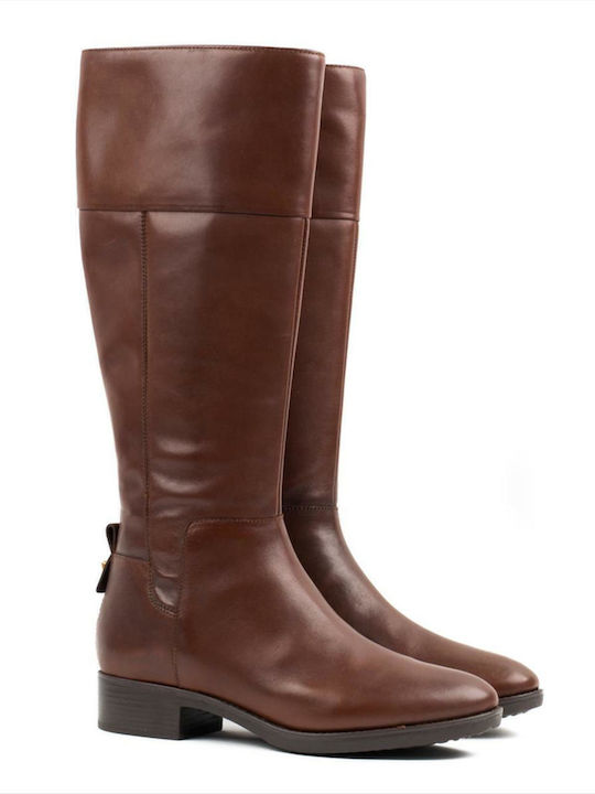 Leather Riding Boots with Laces Felicity Brown
