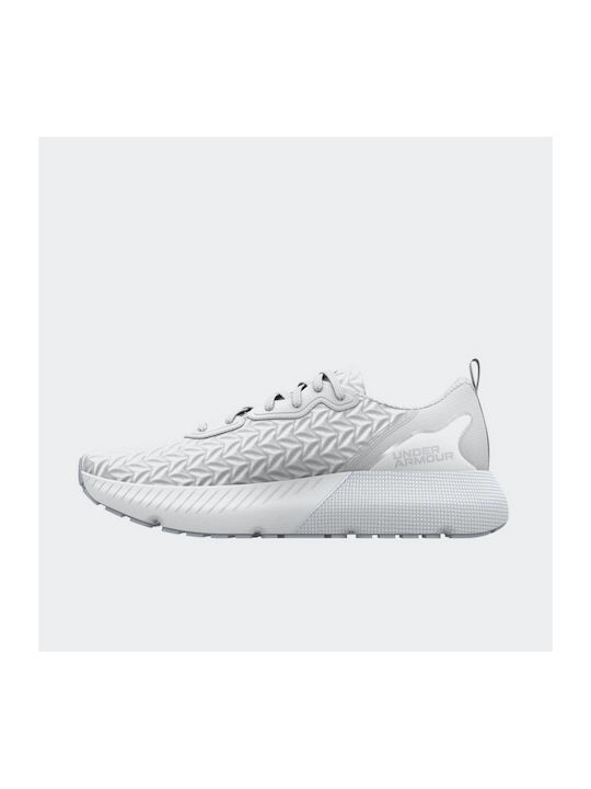 Hovr Mega 3 Clone Ανδρικά Αθλητικά Παπούτσια Running White / Metallic Silver