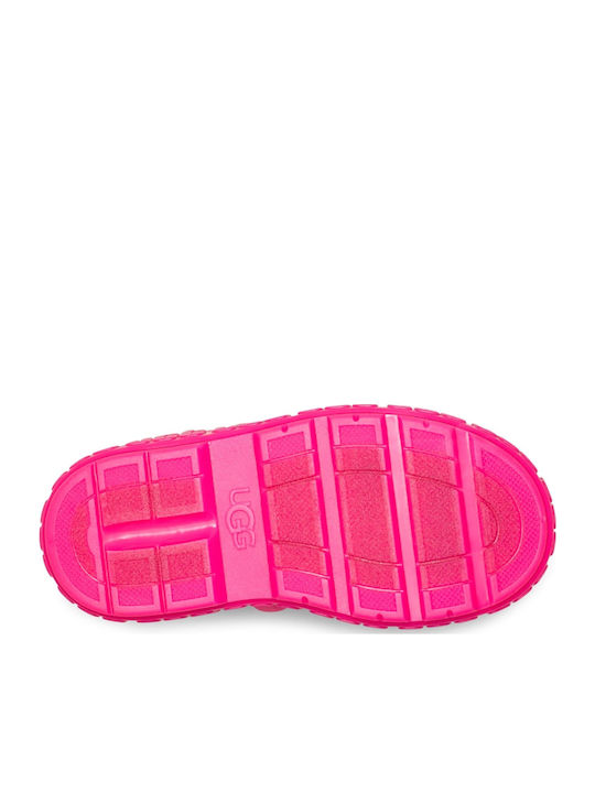 Kids Wellies Drizlita with Internal Lining Fuchsia