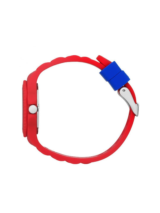 Ice Kids Analog Watch Ice Hero with Rubber/Plastic Strap Red