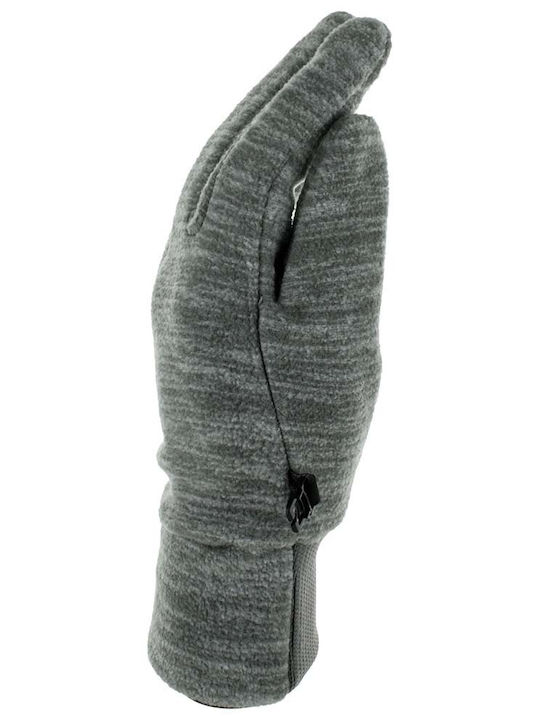 Γκρι Ανδρικά Fleece Γάντια Αφής