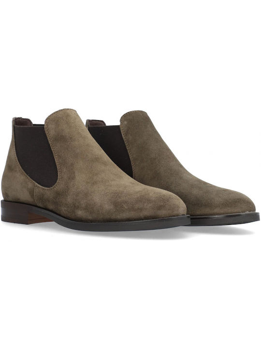 Alpe Suede Women's Chelsea Boots Khaki