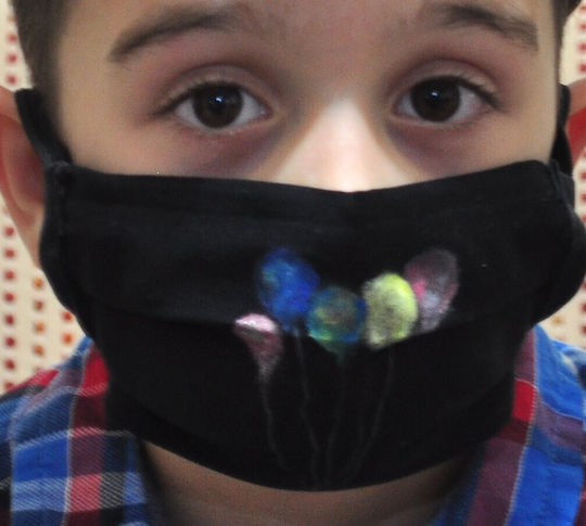 Mc Decor Cloth Face Mask Black MCD.MP.021 1pcs