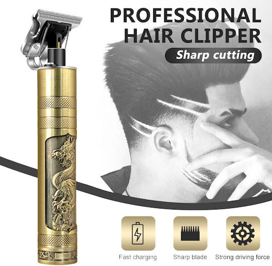 Kemei Professional Rechargeable Hair Clipper Gold PS-106107