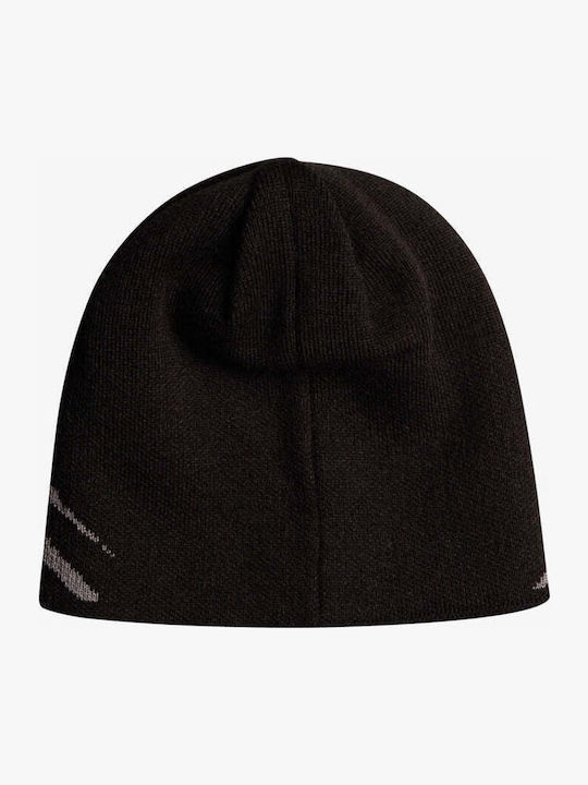 M&w Beanie Reversible Beanie Knitted in Black color