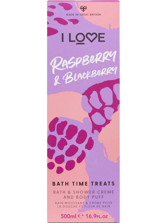 I Love Cosmetics Raspberry & Blackberry Σετ Περιποίησης για Καθαρισμό Σώματος
