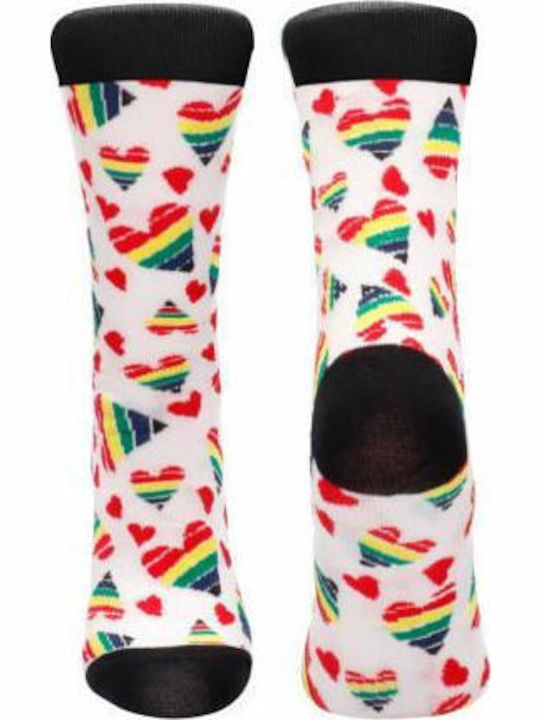 Shots S-Line Sexy Socks Happy Hearts Sexy Socks
