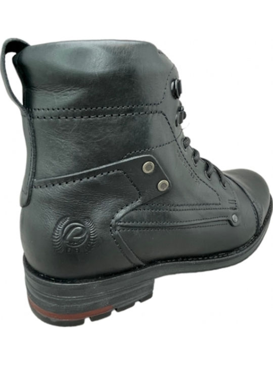 Leather Black Men's Boots Anatomical
