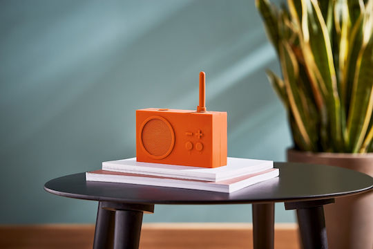Lexon Tykho 3 Tragbares Radio mit Bluetooth Orange