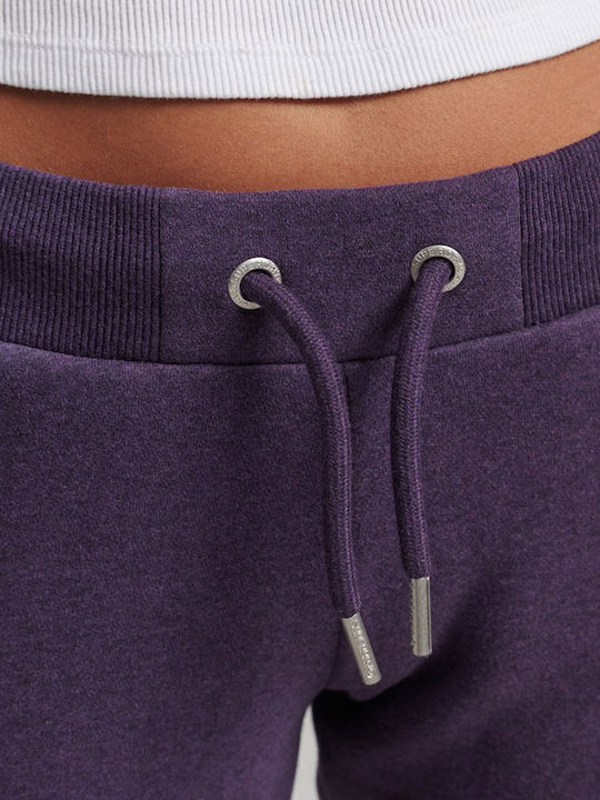 Vintage Logo Sweatpants Jogger Purple