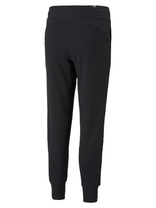 Puma Pantaloni de trening pentru femei cu cauciuc Negru