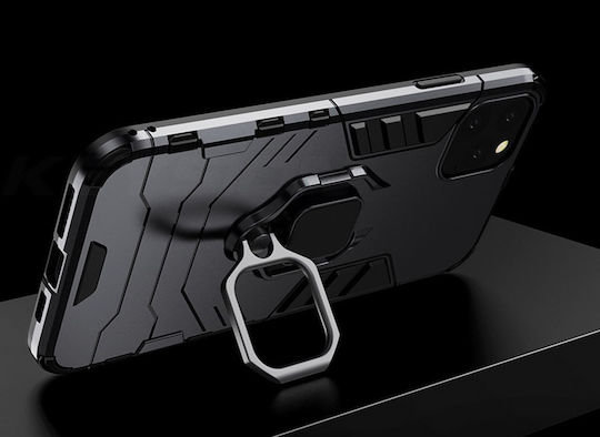 Powertech Задна корица Силикон Черен (iPhone 14 Plus)