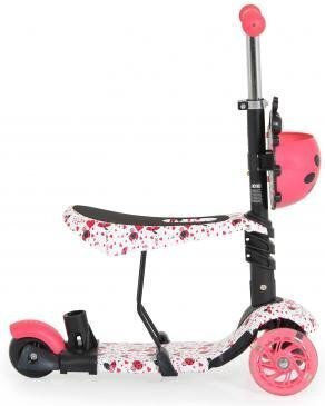 Moni Kids Scooter Lollipop 3-Wheel with Seat Fuchsia