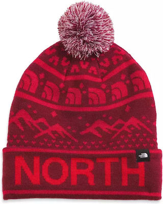 Knitted Beanie Cap Red