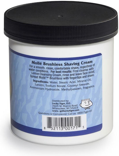 Lucky Tiger Molle Brushless Shaving Cream Κρέμα Ξυρίσματος 340gr