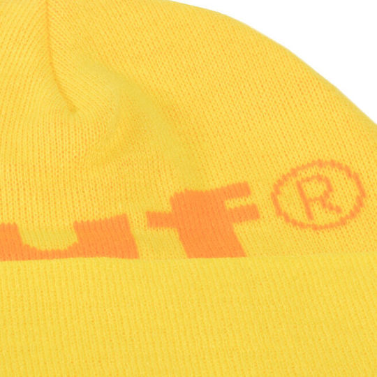 98 Logo Beanie Beanie Knitted in Yellow color