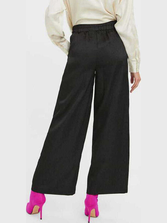 Vero Moda Femei Material textil Pantaloni largi Largă Neagră