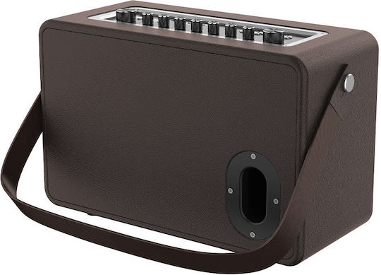 Aiwa Ηχείο Karaoke με Ασύρματα Μικρόφωνα DSP Enigma Lite MIX420/BR Καφέ