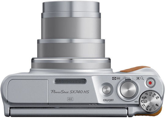 Canon PowerShot SX740 HS Compact Φωτογραφική Μηχανή 20.3MP Οπτικού Ζουμ 40x με Οθόνη 3" και Ανάλυση Video Full HD (1080p) Ασημί