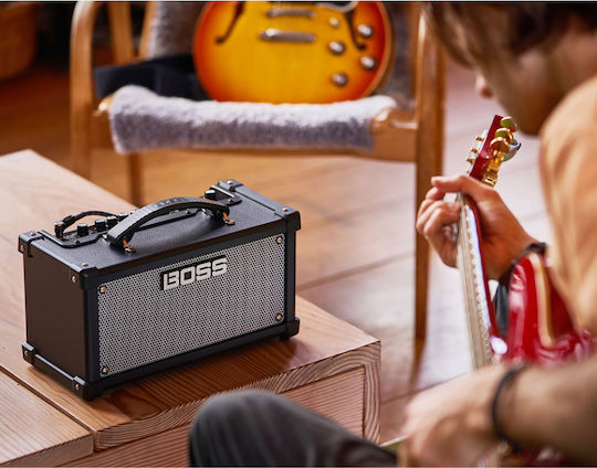 Boss Dual Cube LX Combo Amplifier for Electric Guitar 2 x 4" 10W Black