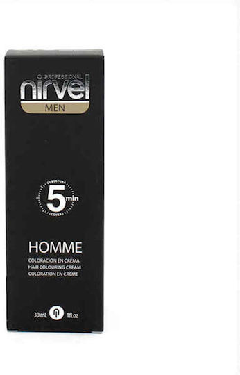 Nirvel Men Hair Coloring Cream Temporary Hair Dye CT6 Dark Brown 30ml