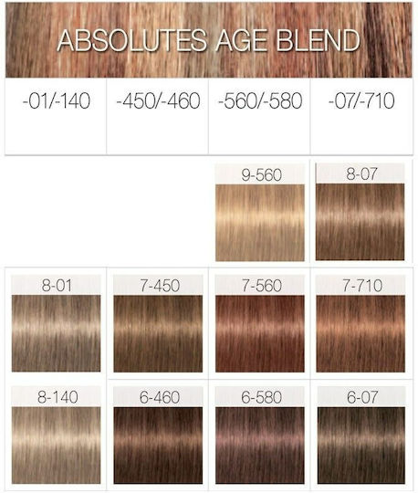 Schwarzkopf Igora Royal Absolutes Age Blend Βαφή Μαλλιών 9-560 Ξανθό Πολύ Ανοιχτό Χρυσό Μαρόν 60ml