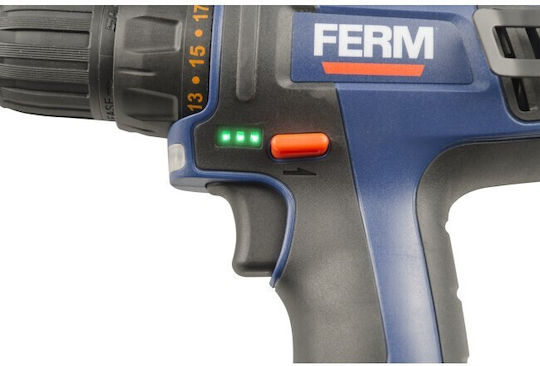 Ferm Ferm Cordless Drill Driver 10.8V 2x1.5Ah Battery