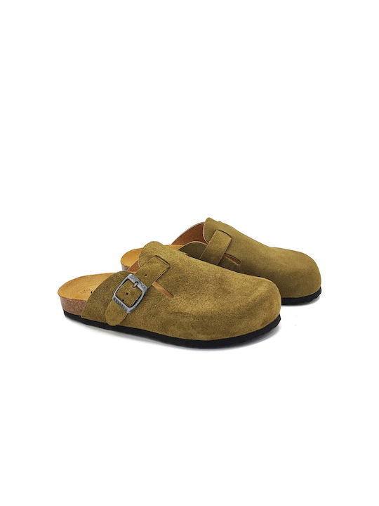 Anatomic Leather Women's Brown Slippers